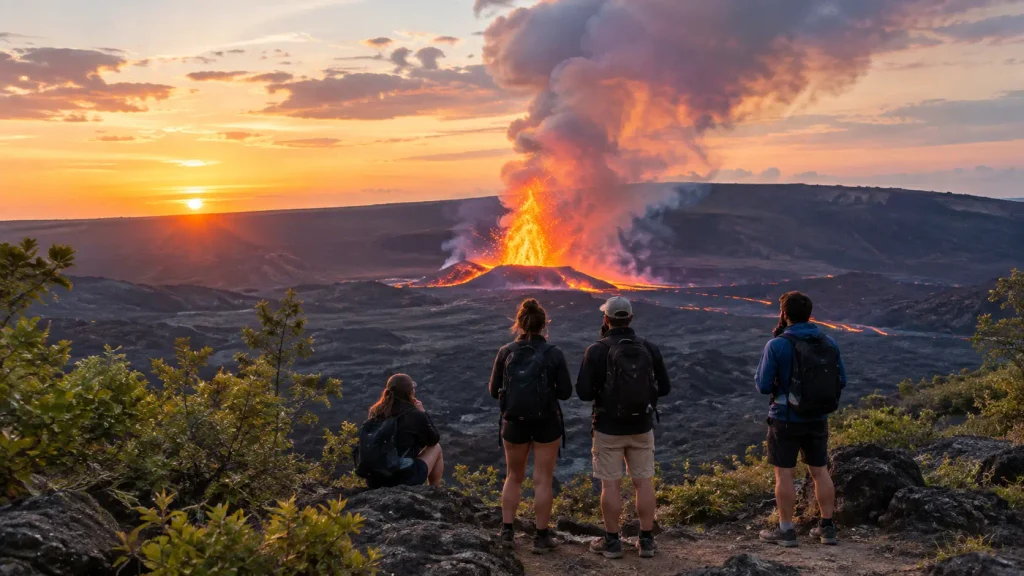 volcano hike