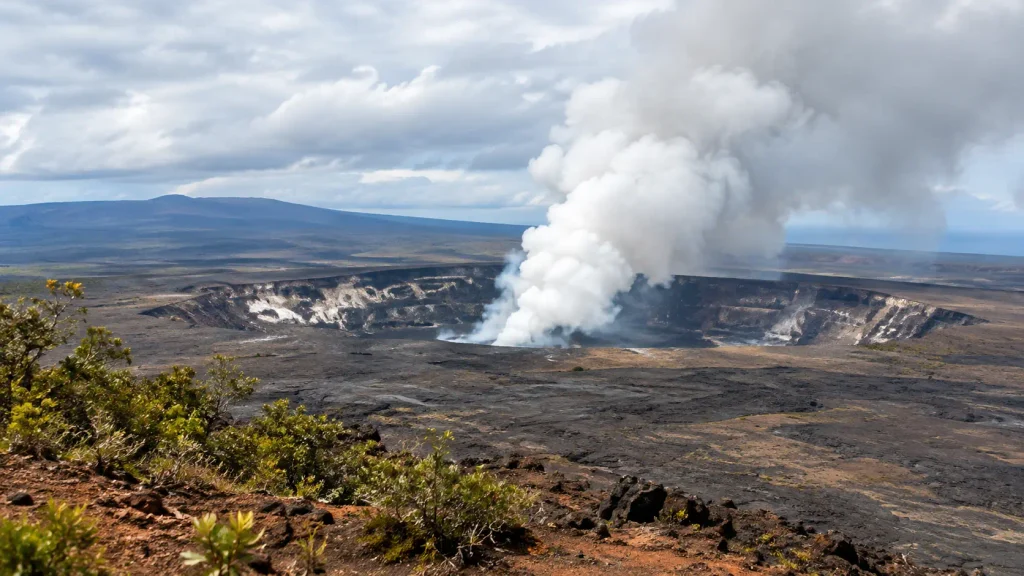 volcano hiking